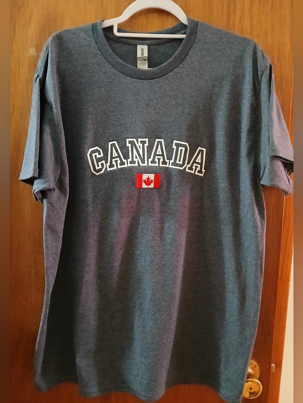 Unisex Canada Grey Tee Shirt, Large, Like New.